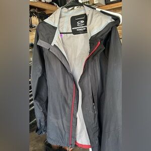Champion Men's Black and Gray Raincoat